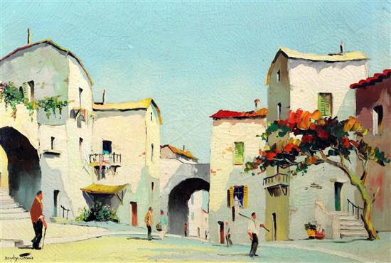 § Cecil Rochfort DOyly John (1906-1993) St Tropez 17.5 x 25in.